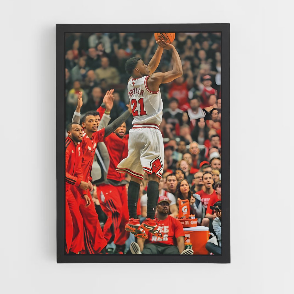 Poster Jimmy butler excellence – affiche Basketball (vue 2)